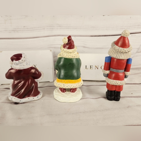 Lenox The Collectors Treasury of Santas Chrismas Holiday Set Nutcracker & Santas - Picture 6 of 12